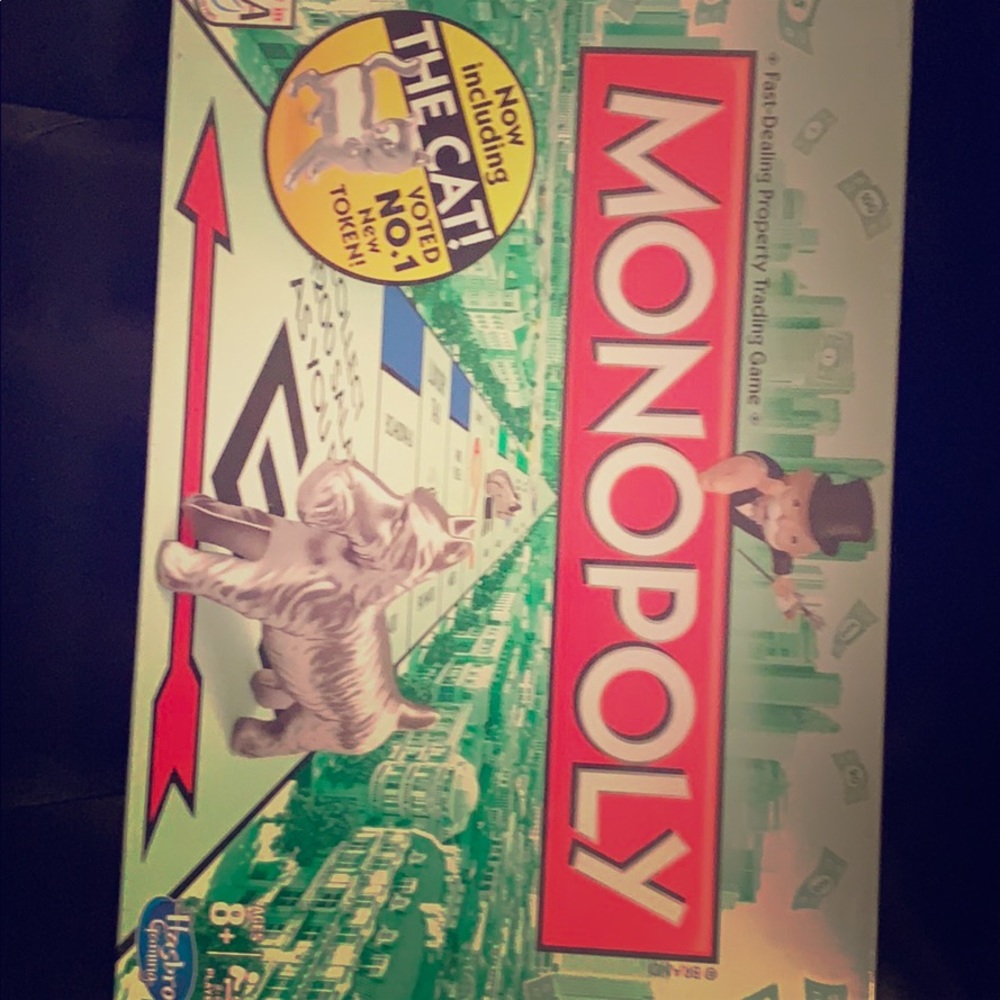 Monopoly cardboard game